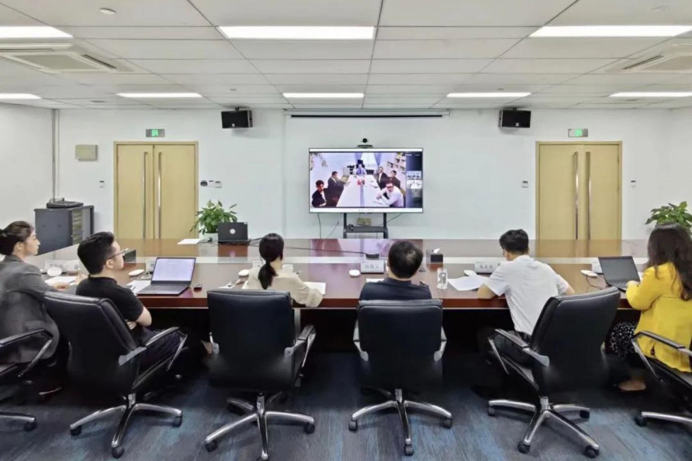 Онлайн-встреча с Шаньдунским институтом промышленных исследований и технологий